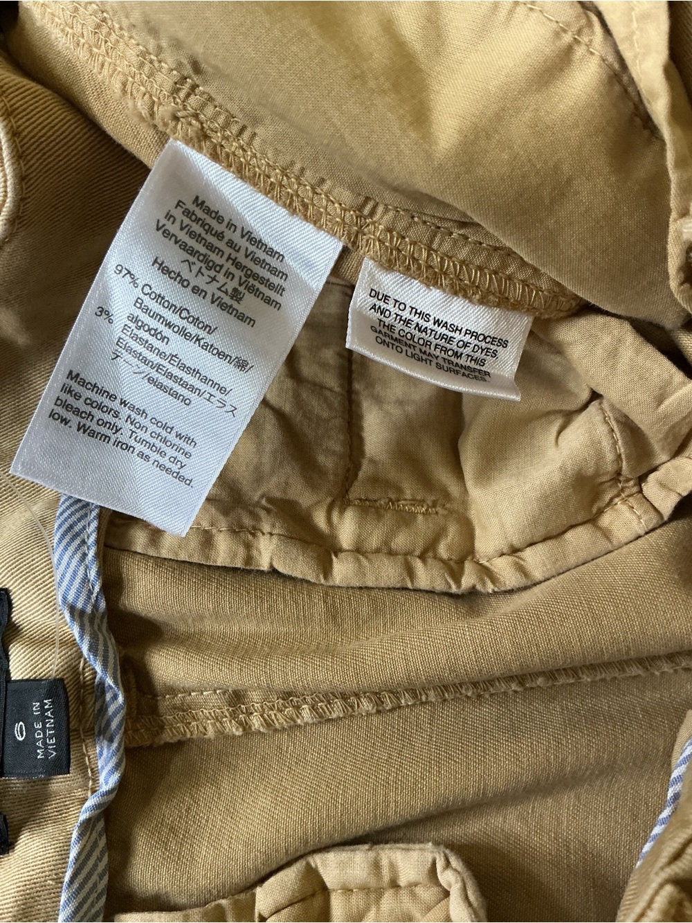 J. Crew Women's Khaki Chino Shorts Classic 6 - Picture 4 of 4